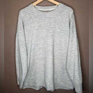 Aerie Marled Light Weight Oversized Pullover Crewneck Sweatshirt Women's Medium